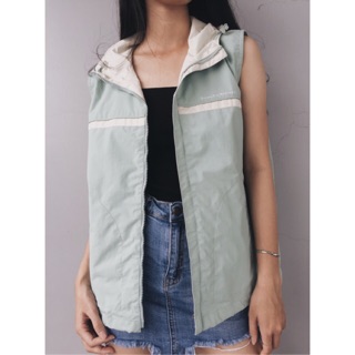 Áo jacket xanh mint