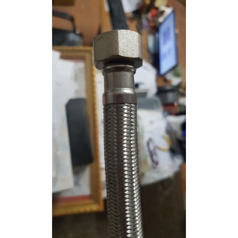 Dây cấp nước bình nóng lạnh cao cấp phi 16 lưới inox 304