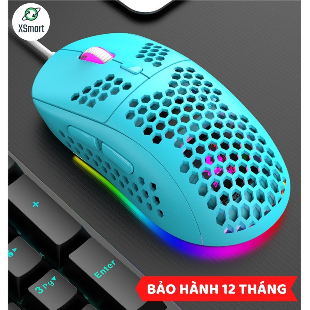 Chuột Cơ Gaming Chuyên Chơi Game Máy Tính PC Laptop M8 Thế Hệ Mới LED RGB Nhiều Chế Độ, DPI 6 Mức