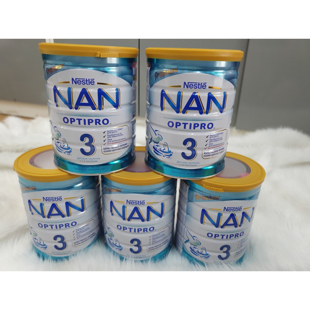 Sữa NAN Nga 400g Số 1,2,3,4 Hàng Air Date 2021