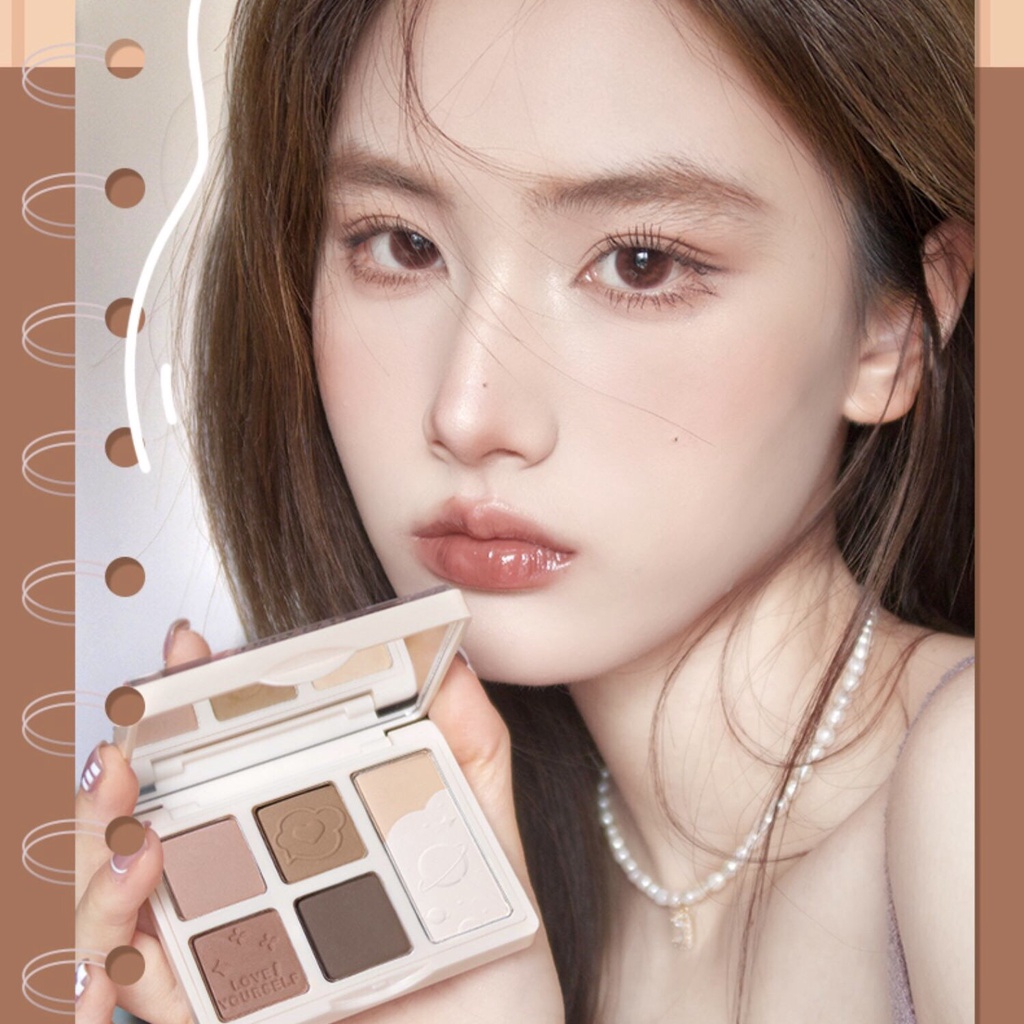 Bảng phấn mắt kẹo 6 màu GOGO TALES tông cam đào nâu đất Bubble Gum Candy Ball Eyeshadow Palette Gogotales GT297 GOGO91 | BigBuy360 - bigbuy360.vn