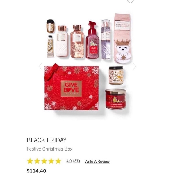 SET QUÀ GIVE LOVE THIS CHRISTMAS Bath &amp; Body Wotks Usa