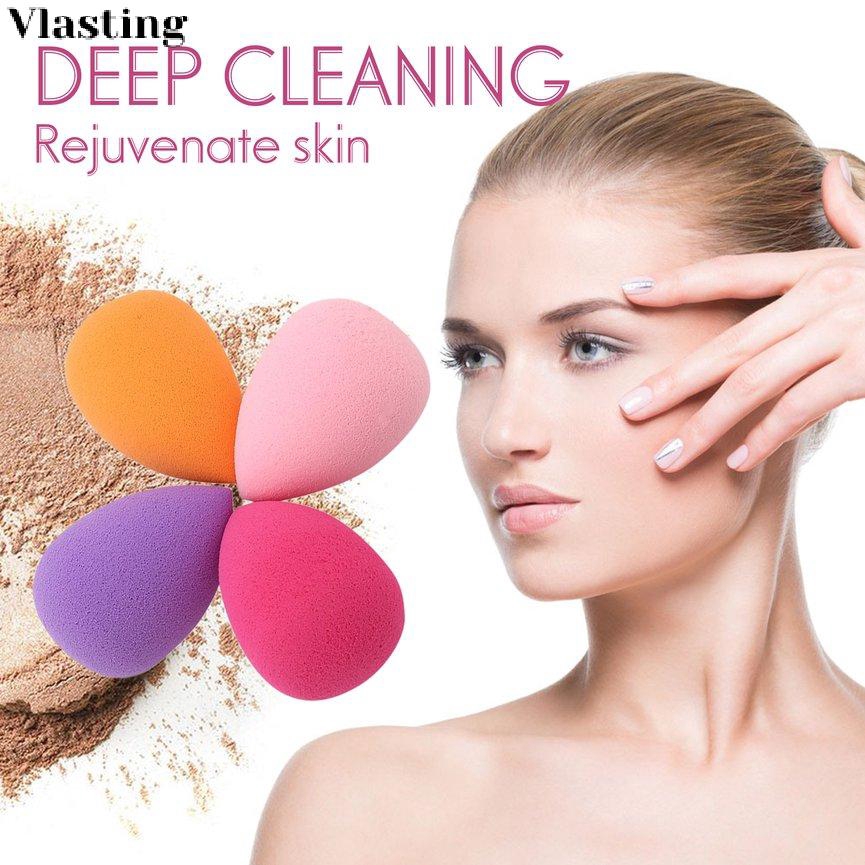 (Hàng Mới Về) Set 4 Mút Trang Điểm Hình Giọt Nước Tiện Dụng