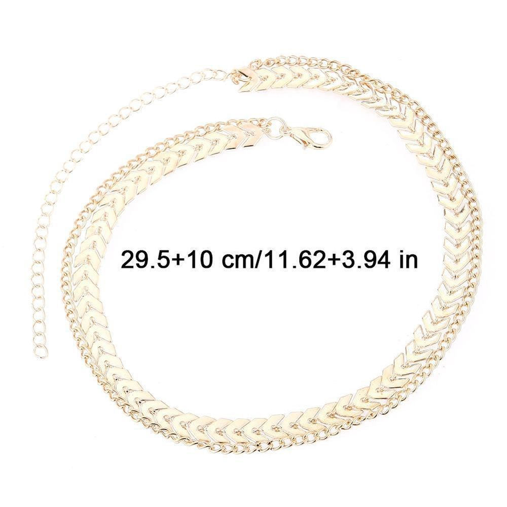 [Mã FASHIONCB232 hoàn tối đa 15K xu đơn 50K] 2 Vòng cổ choker mặt xương cá trẻ trung thời trang | BigBuy360 - bigbuy360.vn