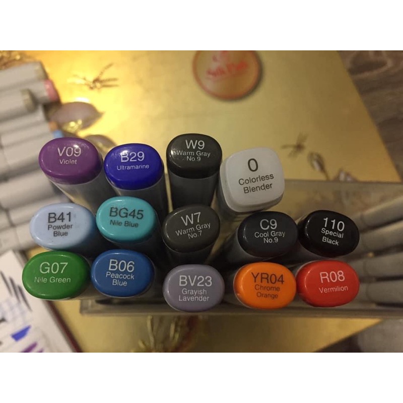 Copic sketch lẻ (còn khoảng 80%, đọc kĩ mô tả)