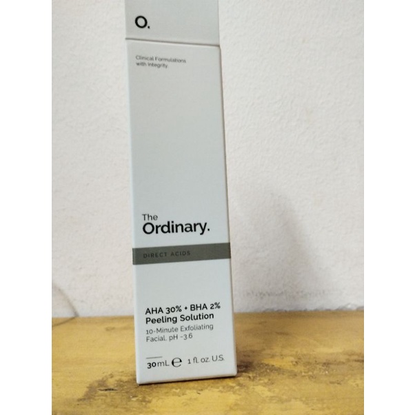 The Ordinary AHA 30% + BHA 2% Peeling Solution