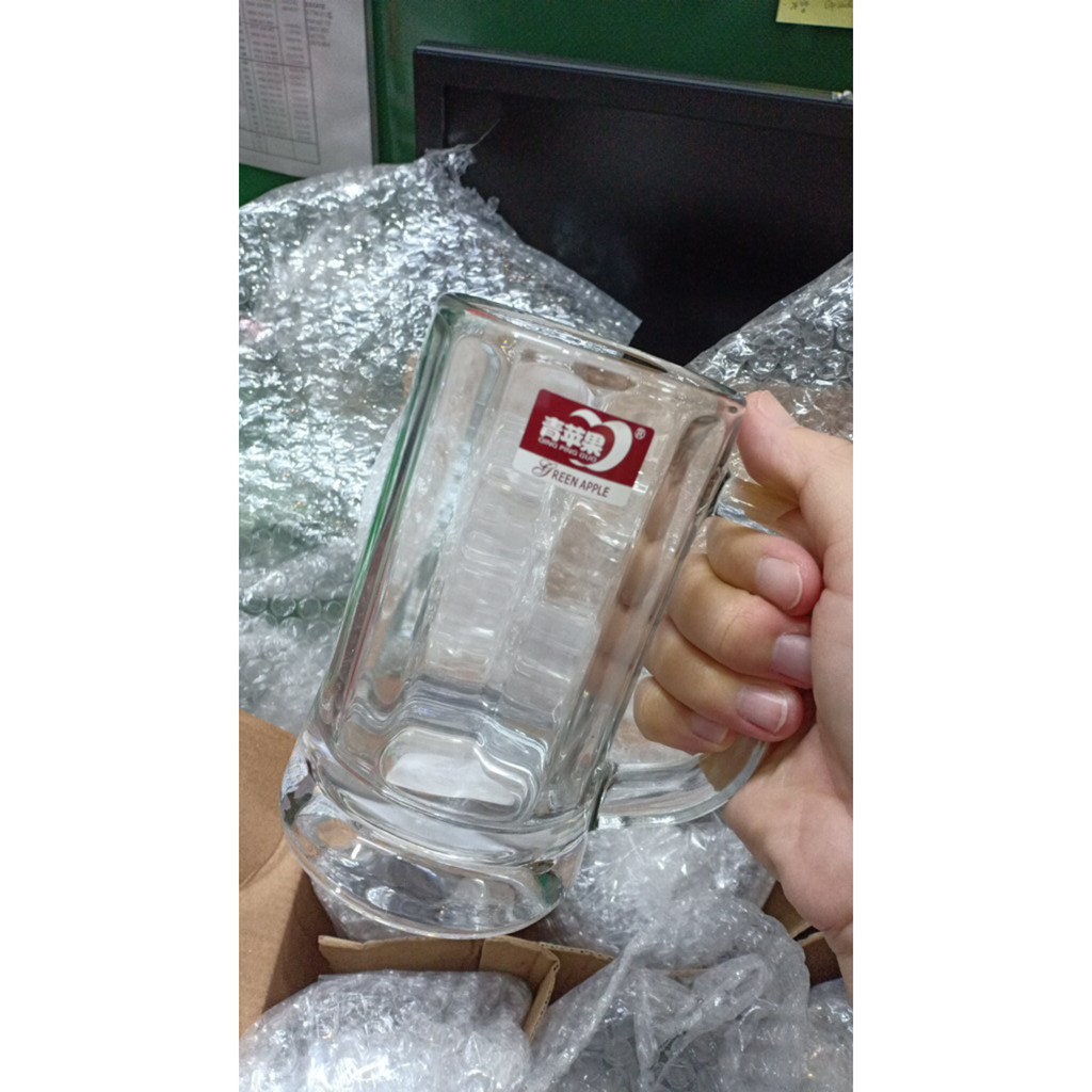 6 cốc thủy tinh uông bia dung tích 345ml- LY BIA