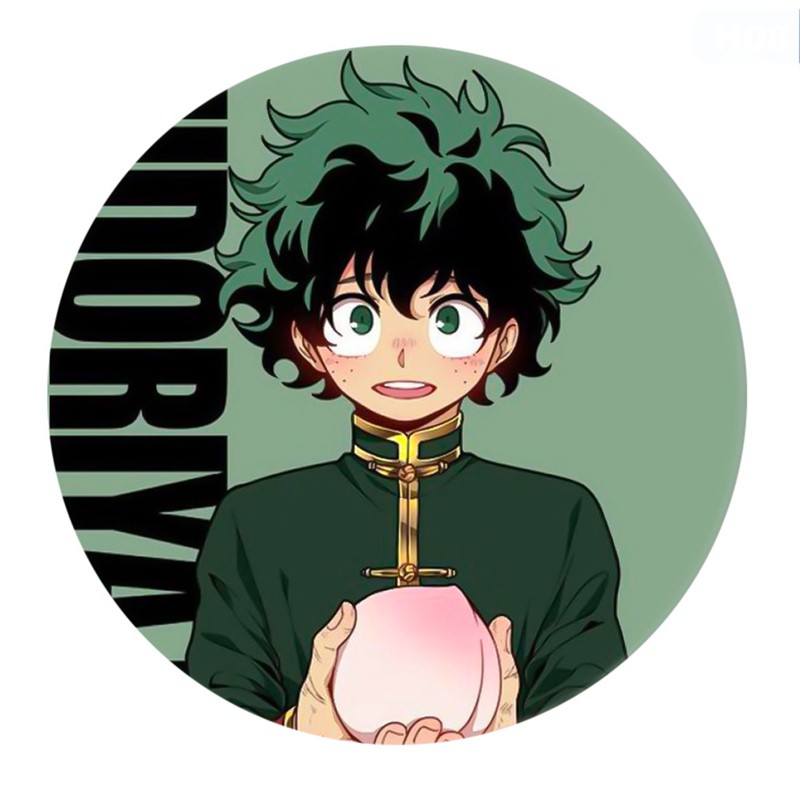 Huy hiệu cái áo IN HÌNH My hero academy Học viện anh hùng anime chibi dễ thương xinh xắn mẫu 5