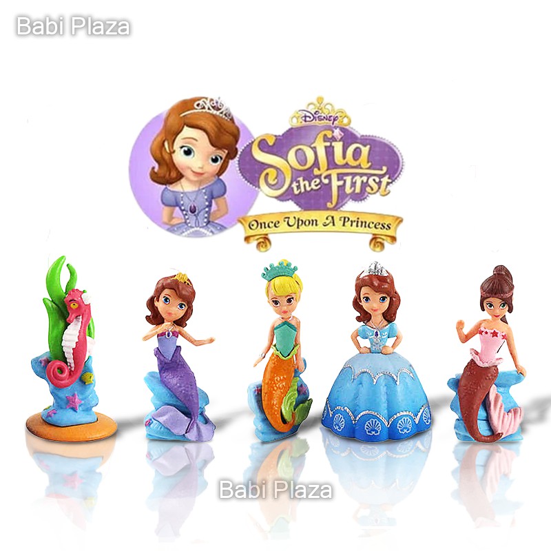 [DISNEY] Mô hình các Nàng tiên cá công chúa SOFIA - Tặng kèm 6 chú ngựa Poni đáng yêu