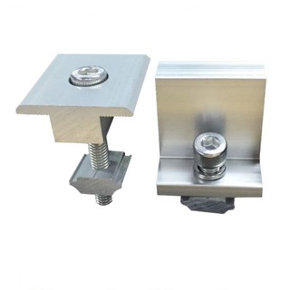 (10 Bộ) Kẹp giữa cố định 2 tấm pin năng lượng mặt trời( hàng Sunforson)