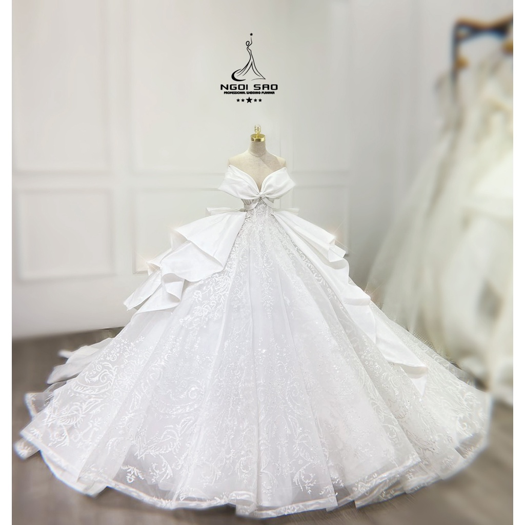 Váy cưới thiết kế Akina Luxury AC18