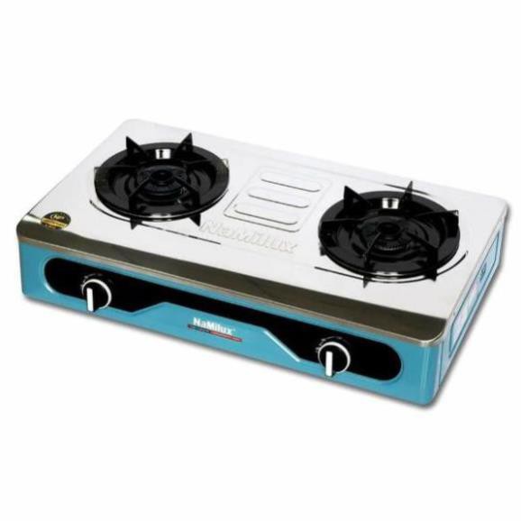 BẾP GAS ĐÔI CAO CẤP MẶT INOX NAMILUX DL - 2063APS