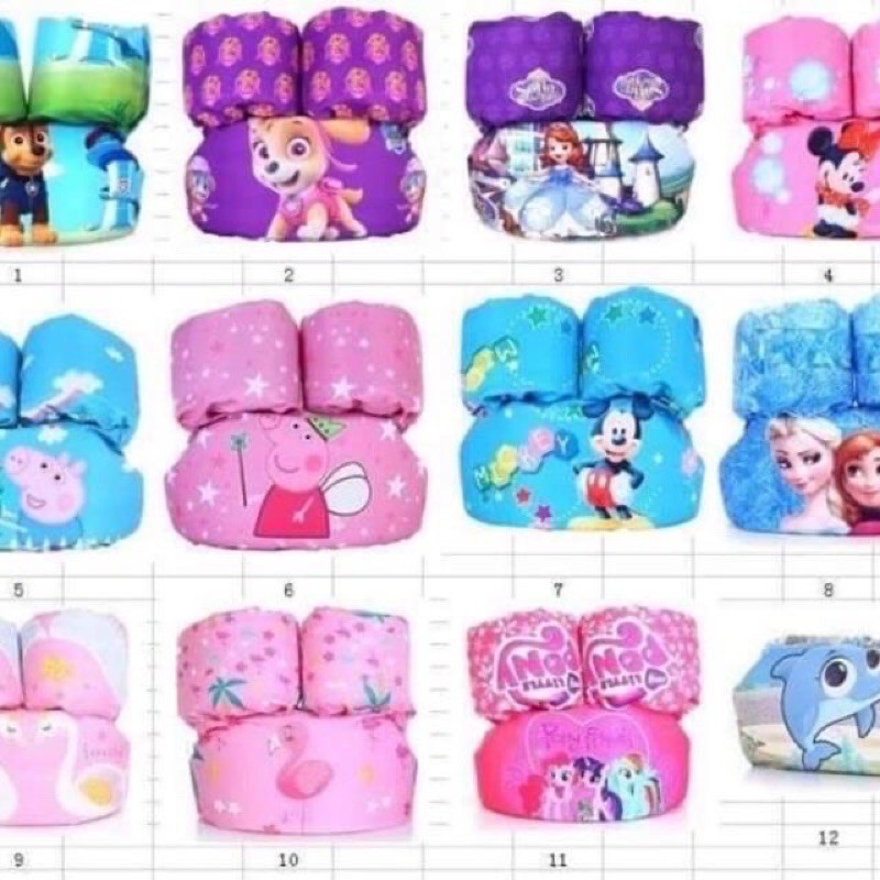 Set Áo Phao ngực kèm phao tay  Phao ngực cho bé tập bơi