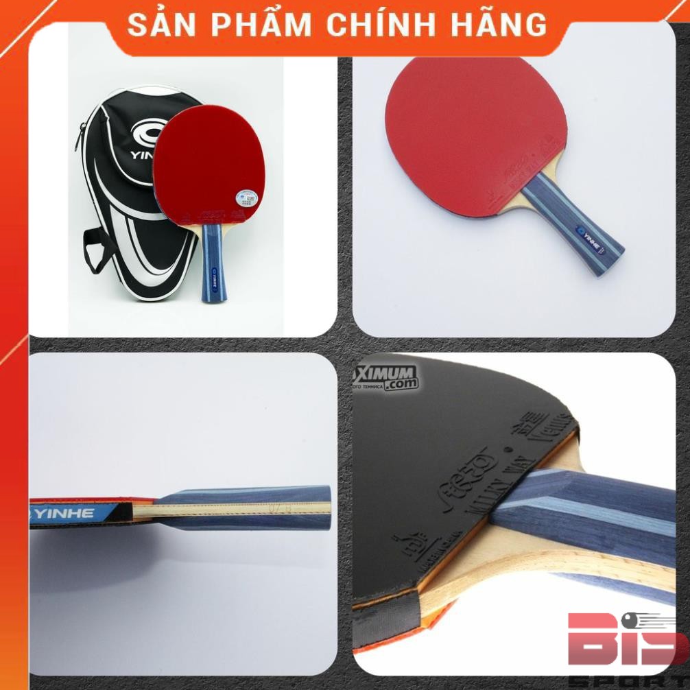 Vợt Bóng Bàn Dán Sẵn Carbon Yinhe 07B Tặng Kèm Túi Vợt - Độ Bám Xoáy &amp; Độ Nảy Tốt