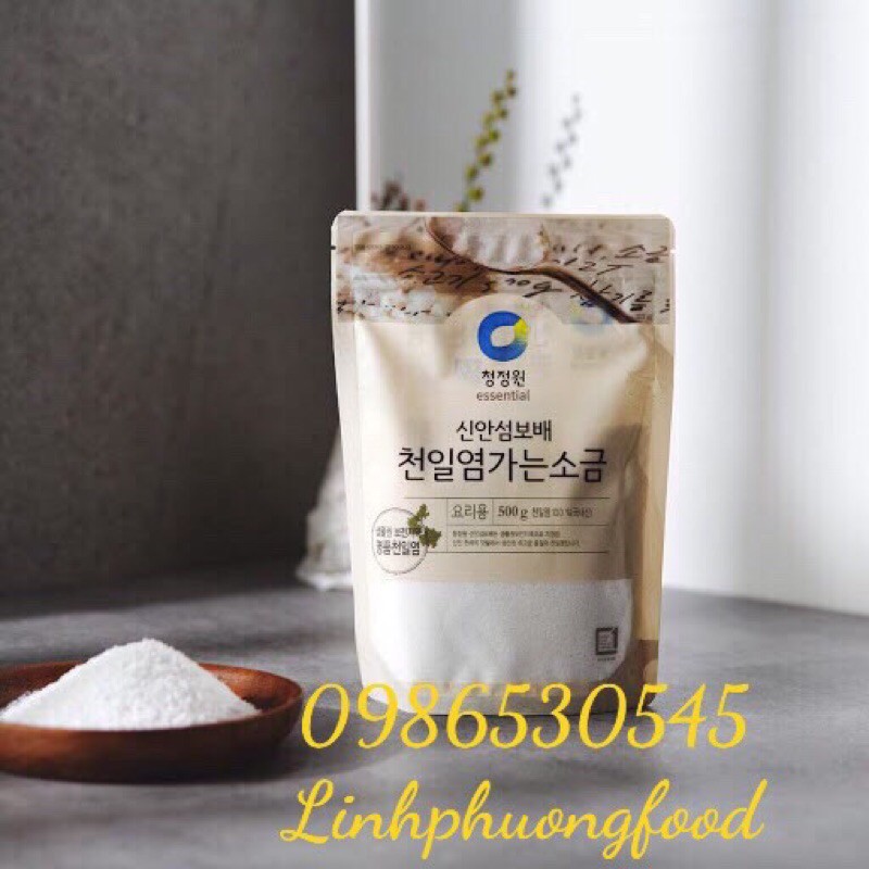 Muối nấu ăn Chungjungone 500g Hàn Quốc