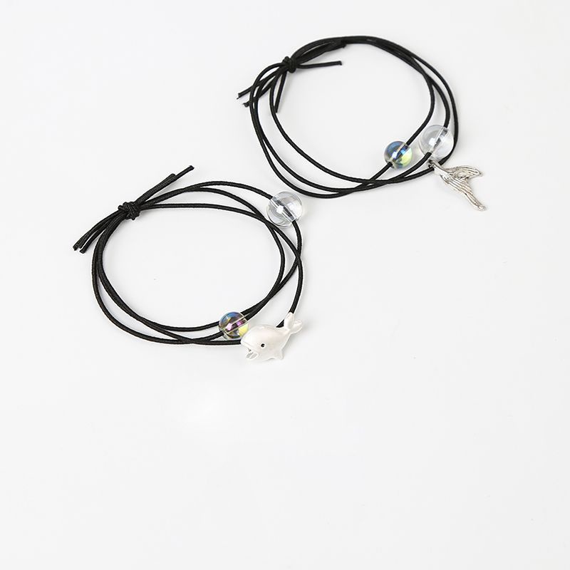 Dây Cột Tóc Hình Cá Voi Dễ Thương Phong Cách Nhật Bản