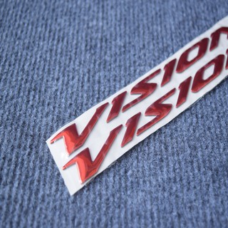 Cặp tem CHỮ NỔI Vision SIÊU BÓNG