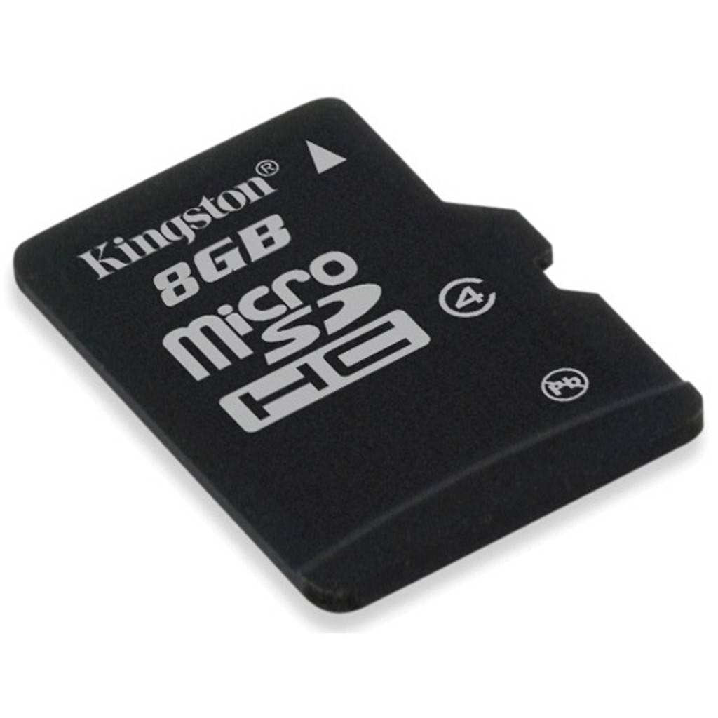 Thẻ Nhớ Micro SD Kingston 8GB SDHC Class 4 Kèm Adapter - Hàng Chính Hãng