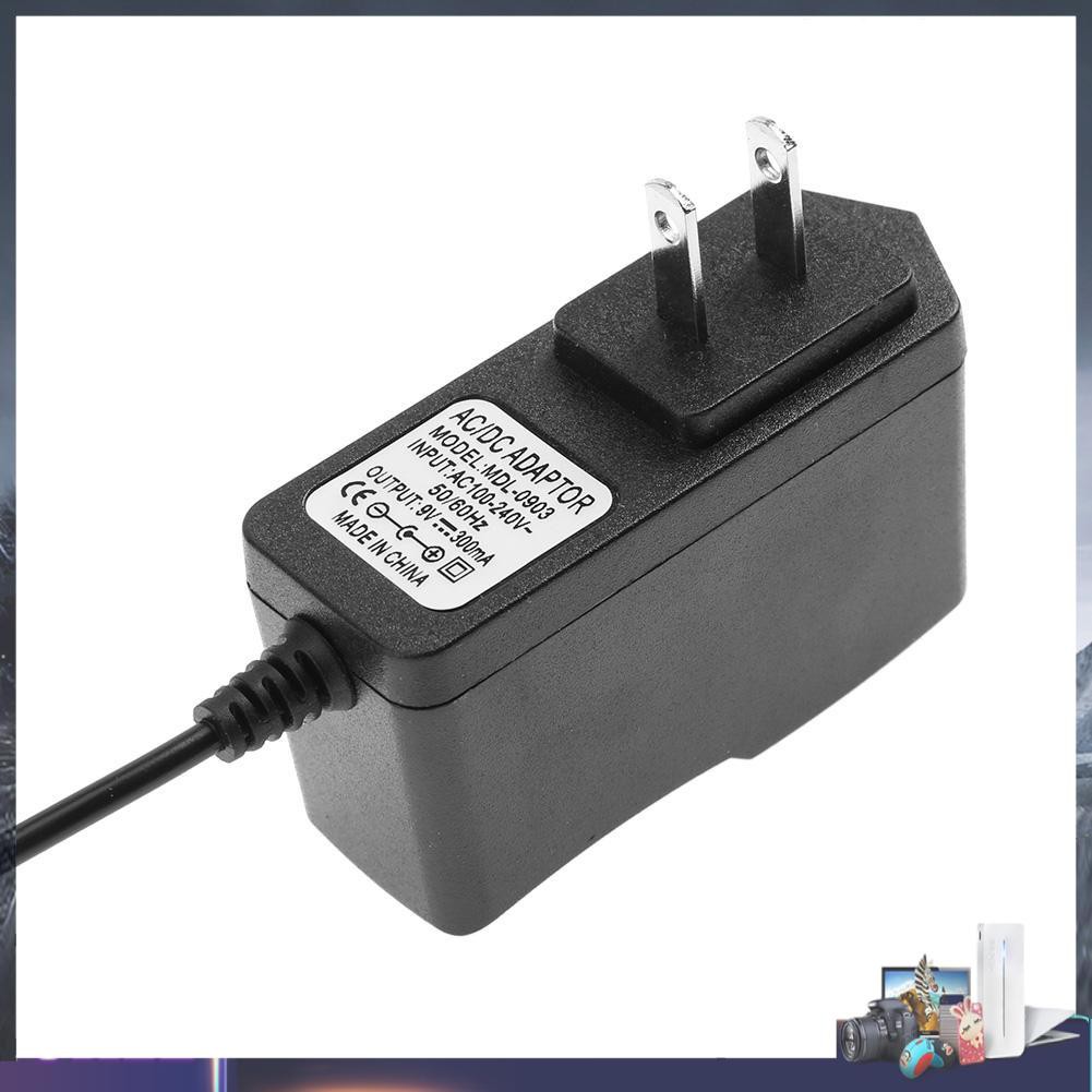 Bộ Chuyển Đổi Nguồn Điện 9v 300ma 100v-240v Ac Sang Dc 5.5x2.5-2.1mm
