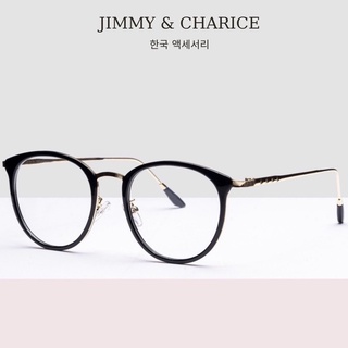 Gọng kính cận mắt tròn sang chảnh chống tia UV Jimmy & Charice - cắt mắt cận, loạn, viễn theo yêu cầu
