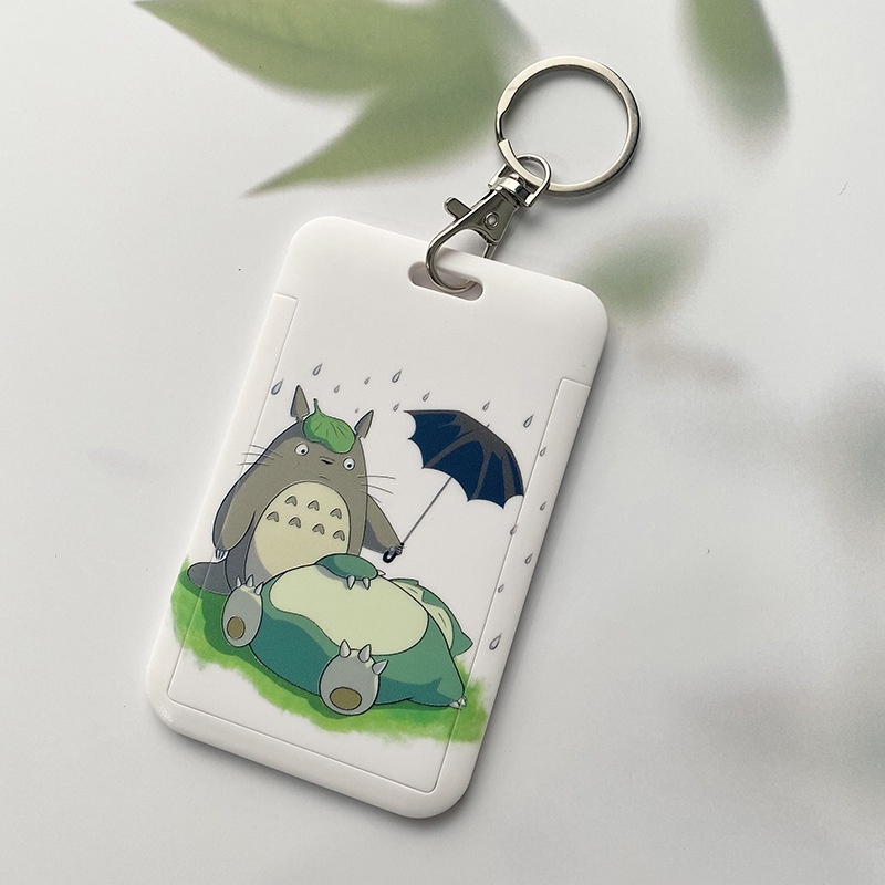 Vỏ Bọc Bảo Vệ Thẻ Hình Hayao Miyazaki MY NEIGHBOUR TOTORO Staff Giá Đỡ