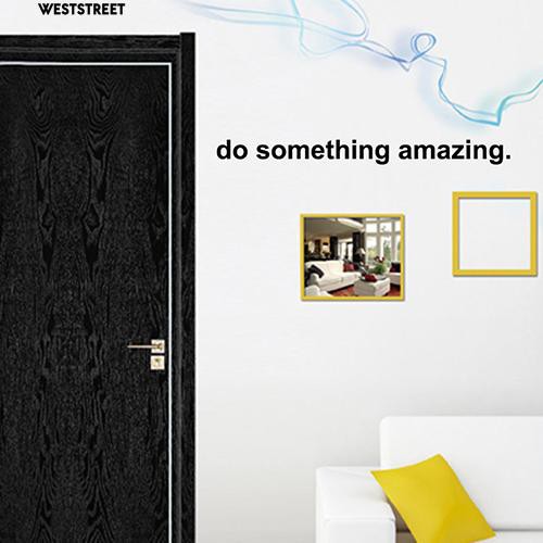 Decal Dán Tường Chữ &Quot; Do Something Amazing &Quot; Trang Trí Phòng Ngủ