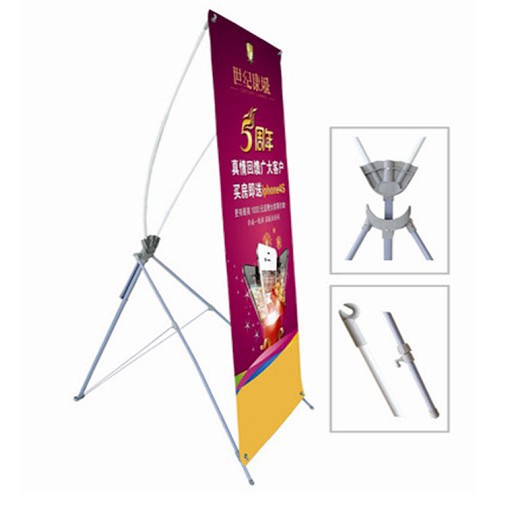 Chân standy chữ X treo banner hàng xịn chắc chắn