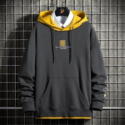 Áo Hoodie Dài Tay Có Túi Thêu Chữ Thời Trang Thu Đông Mới Cho Nam