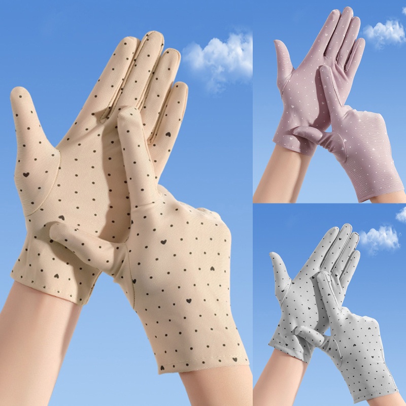 Găng Tay ONERI Màu Trơn Thoáng Khí Bảo Vệ Toàn Ngón Cho Người Lớn