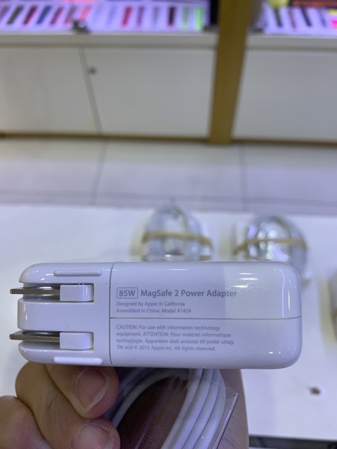 [Mã ELMSHX hoàn 8% xu đơn 500K] [HÀNG ZIN CHÍNH HÃNG] Sạc 85w Magsafe 2 cho Macbook Pro 15” | BigBuy360 - bigbuy360.vn