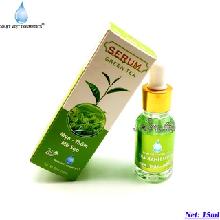 Serum mụn, thâm, mờ sẹo trà xanh nhật việt cosmetics - 15ml