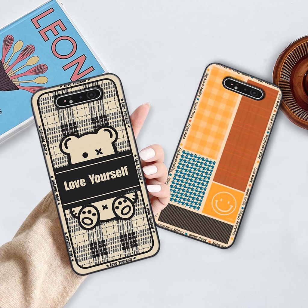 Ốp lưng Samsung A80 hoạ tiết trẻ trung dễ thương siêu đẹp