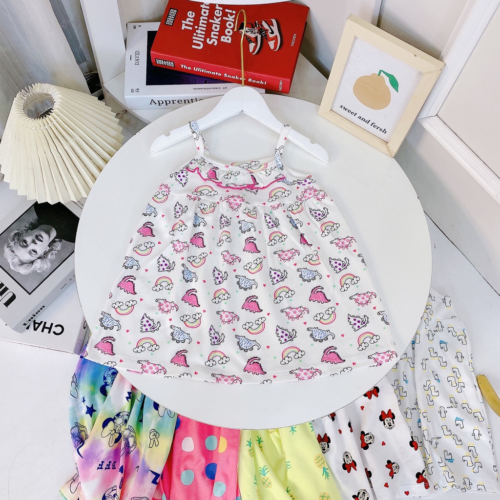 ✔️8-20kg✔️ Váy 2 dây xuất nhật bèo ngực xinh xắn cho bé gái 8-20kg BẢNG 2