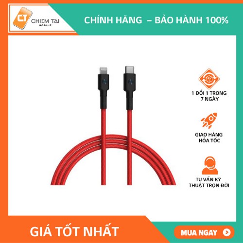 Cáp sạc nhanh PD chuẩn MFI type C to ZMI AL872/AL873/AL875 (0.3m/1m/2m)