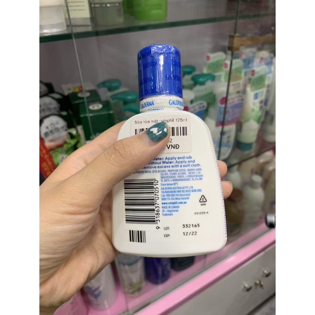 Sữa rửa mặt Gentle Skin Cleanser Cetaphil 125ml