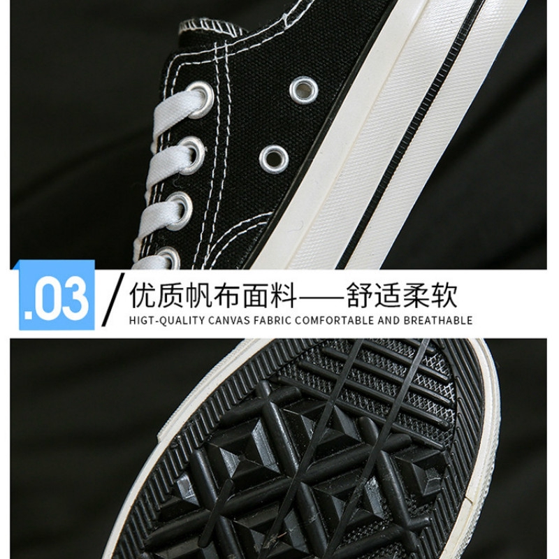 CONVERSE Giày Thể Thao Canvas Cổ Thấp Phong Cách Harajuku Cho Nữ