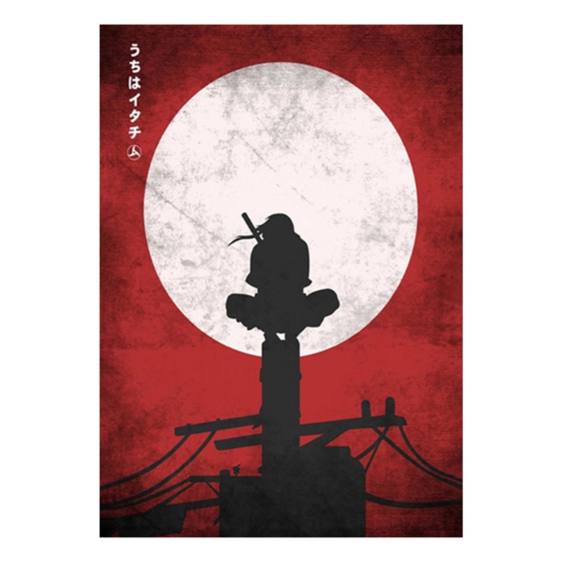 Tranh vải cuốn treo tường họa tiết hoạt hình Naruto