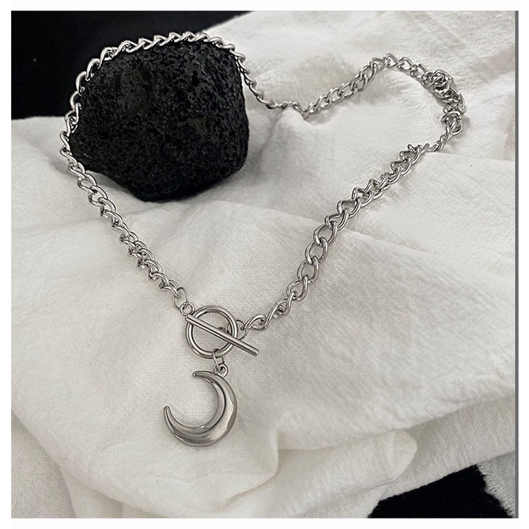 Vòng Cổ Mặt Trăng Phong Cách Punk Đường Phố Mới