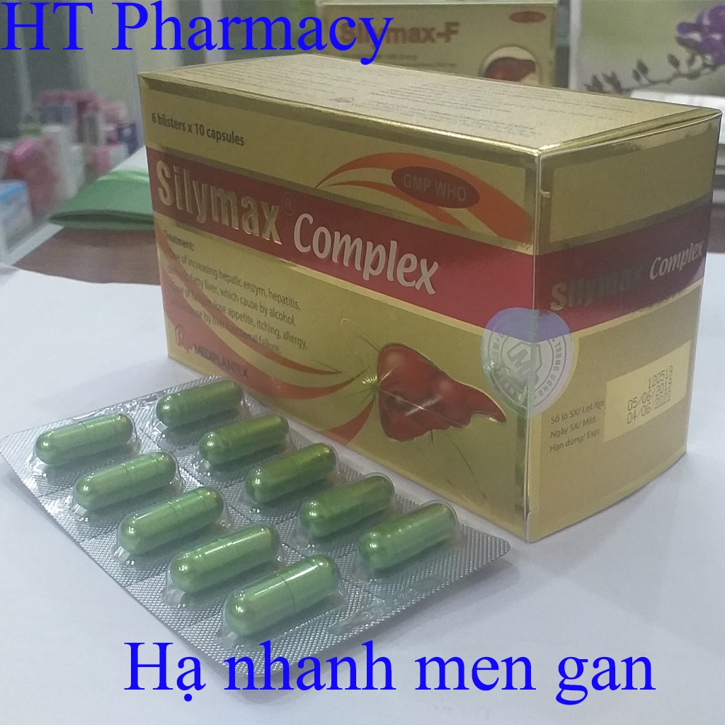 Giải độc gan Silymax Complex , Silymax F, mát gan, bổ gan