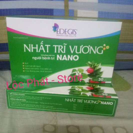 Nhất trĩ vương nano- Hỗ trợ bệnhtrĩ Giải pháp mới cho người bệnh trĩ, táo bón- HỘP 30 VIÊN