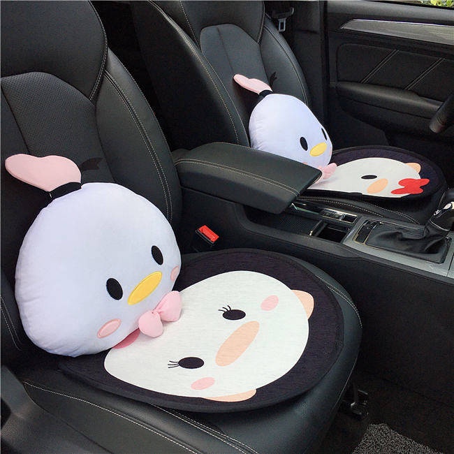 Gối đệm tựa đầu kê cổ ô tô thiết kế hoạt hình dễ thương