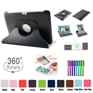 Ốp lưng bảo vệ cho samsung galaxy note 10.1 gt-n8000 n8010 360°ốp lưng da nắp gập xoay