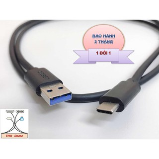Cáp sạc nhanh Type C 5V-3A/Cáp truyền dữ liệu từ Type C sang USB 3.1