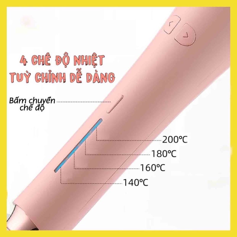 MÁY UỐN XOĂN TỰ ĐỘNG GỐM SỨ ĐƯỜNG KÍNH 28MM