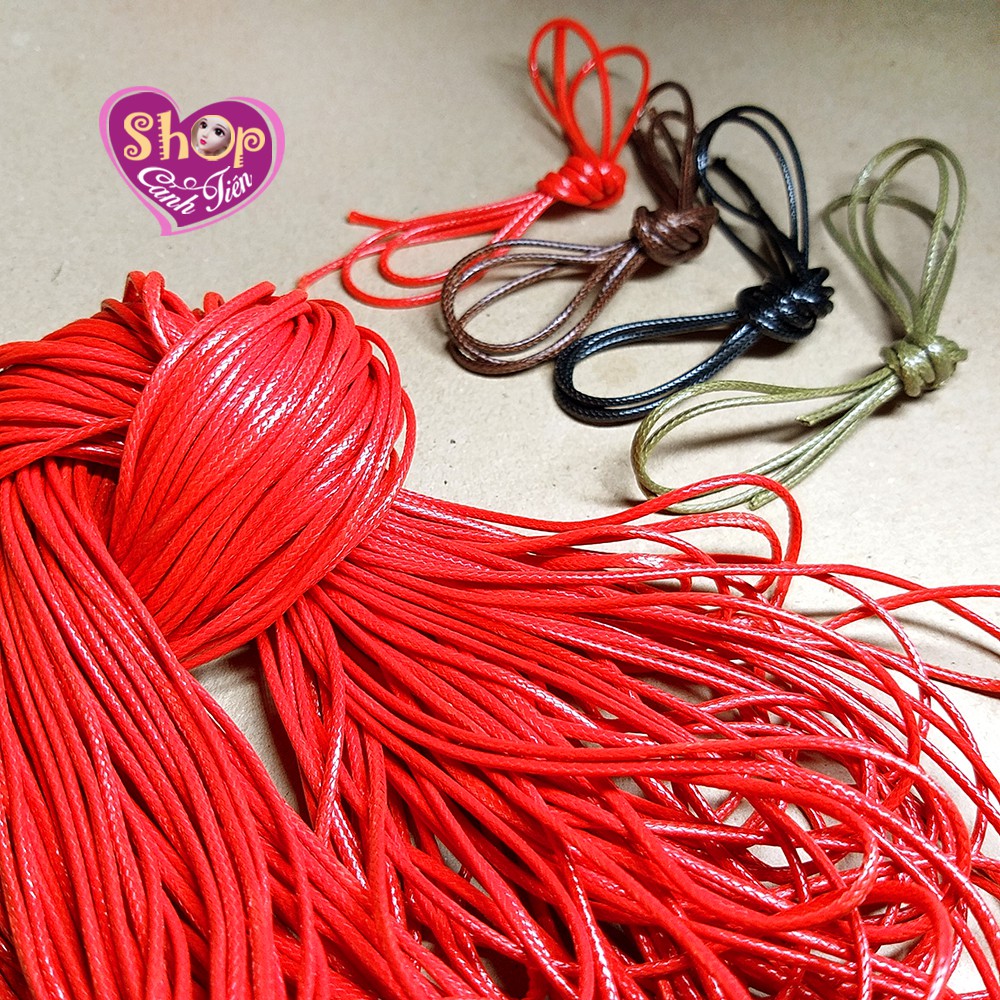 [Mã FAMAYFA giảm 10K đơn 50K] 1m Dây Sáp 1mm, 1,5mm Làm Vòng cổ, vòng tay Handmade bóng đẹp - Loại Xịn | BigBuy360 - bigbuy360.vn
