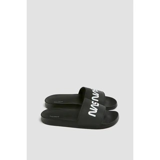 Dép nam Pull&bear màu đen authentic