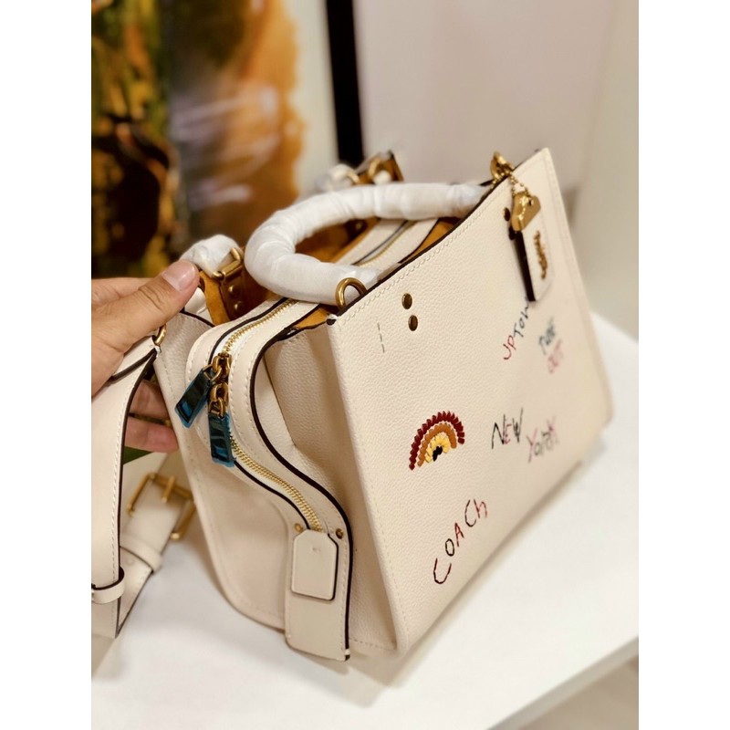 ✨ TÚI COACH DA ROGUE HOẠ TIẾT C3873