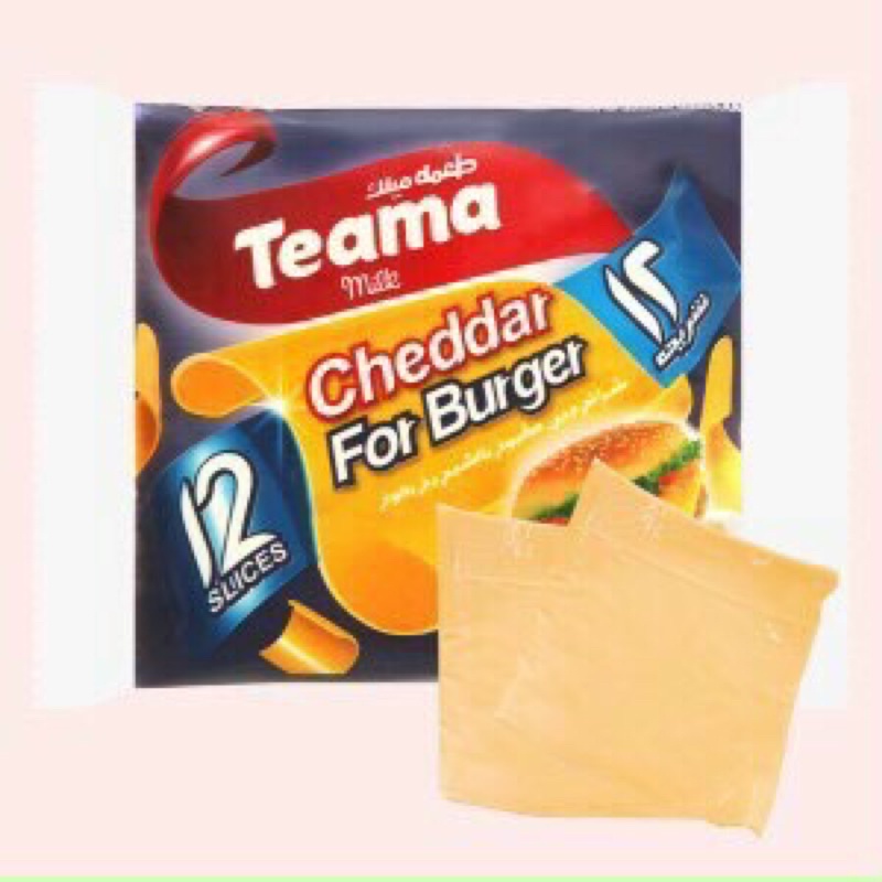 PHOMAI LÁT TEAMA cheddar for buger ( gói 12 lát)