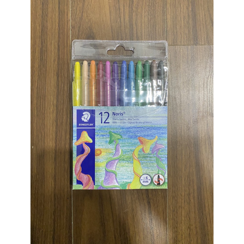 Bút Sáp Vặn Cao Cấp Staedtler 12 Màu - 221NWP12
