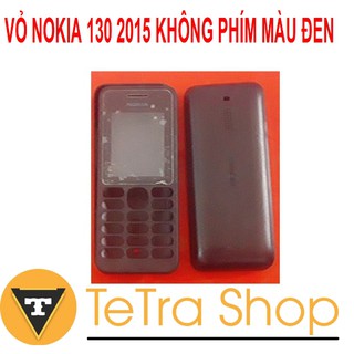 VỎ NOKIA 130 2015 KHÔNG PHÍM MÀU ĐEN